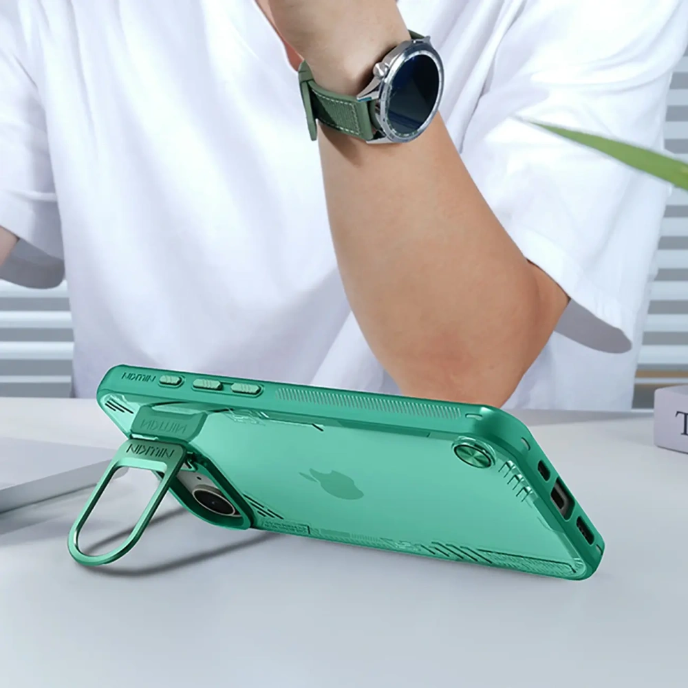 Etui Nillkin Iceblade Prop do Apple iPhone 16e zielone