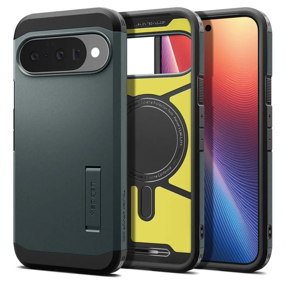 Etui Spigen Tough Armor Mag MagSafe do Google Pixel 10 / 10 Pro Abyss Green Etui Spigen Tough Armor Mag MagSafe do Google Pixel 10 / 10 Pro Abyss Green