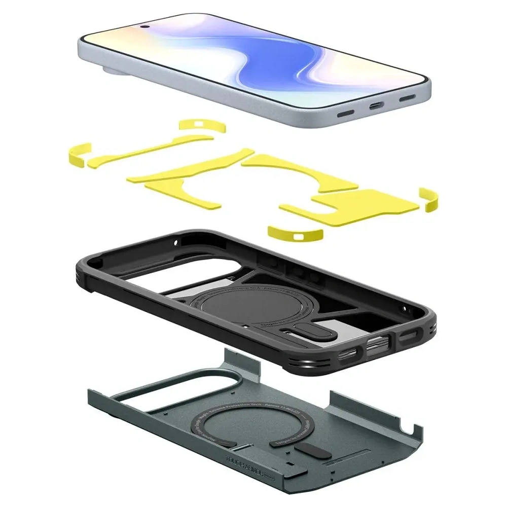 Etui Spigen Tough Armor Mag MagSafe do Google Pixel 10 / 10 Pro Abyss Green Etui Spigen Tough Armor Mag MagSafe do Google Pixel 10 / 10 Pro Abyss Green