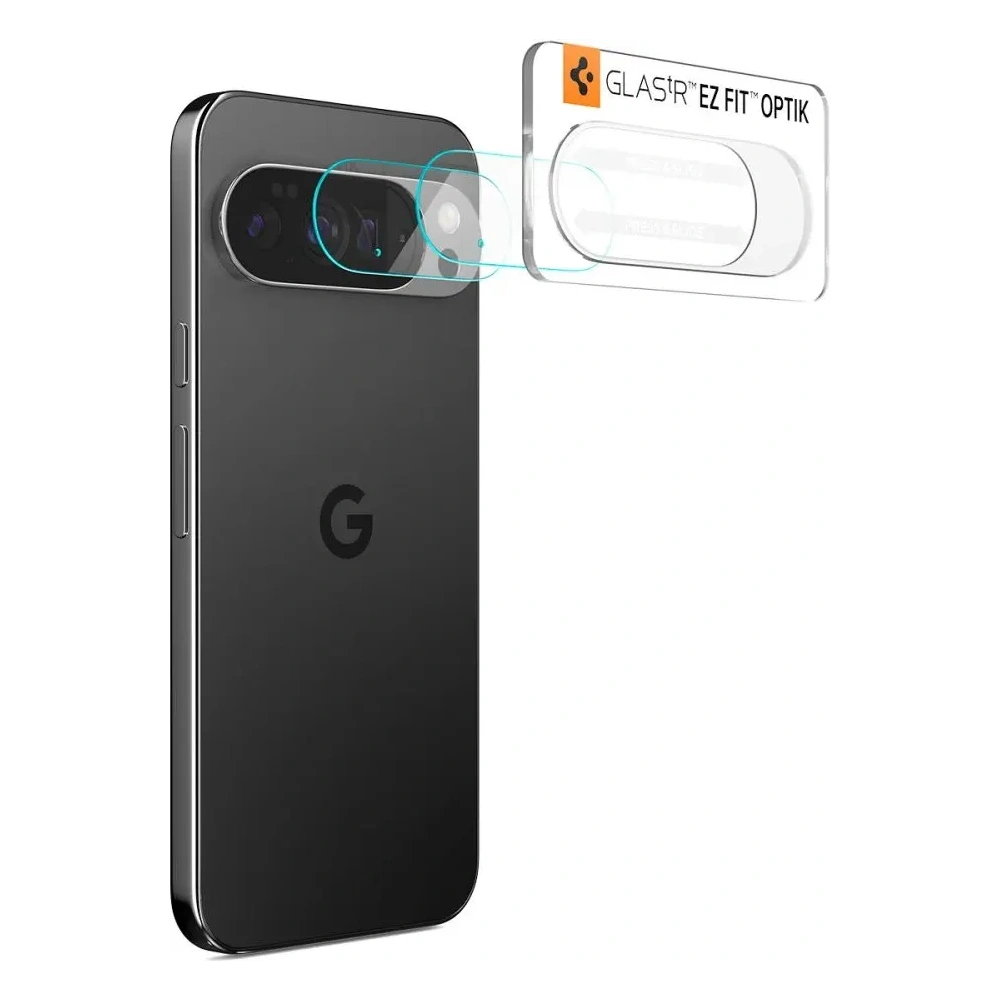 Osłona aparatu Spigen Optik Glas.tr Camera Protector do Google Pixel 10 Pro Crystal Clear [2 PACK]
