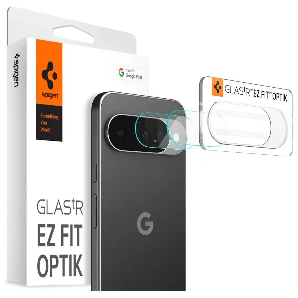 Osłona aparatu Spigen Optik Glas.tr Camera Protector do Google Pixel 10 Crystal Clear [2 PACK]