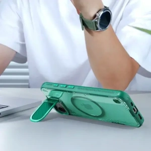 Etui Nillkin Iceblade Prop Magnetic do Apple iPhone 16e zielone