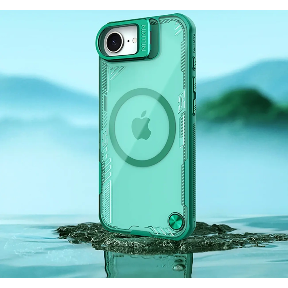 Etui Nillkin Iceblade Prop Magnetic do Apple iPhone 16e zielone