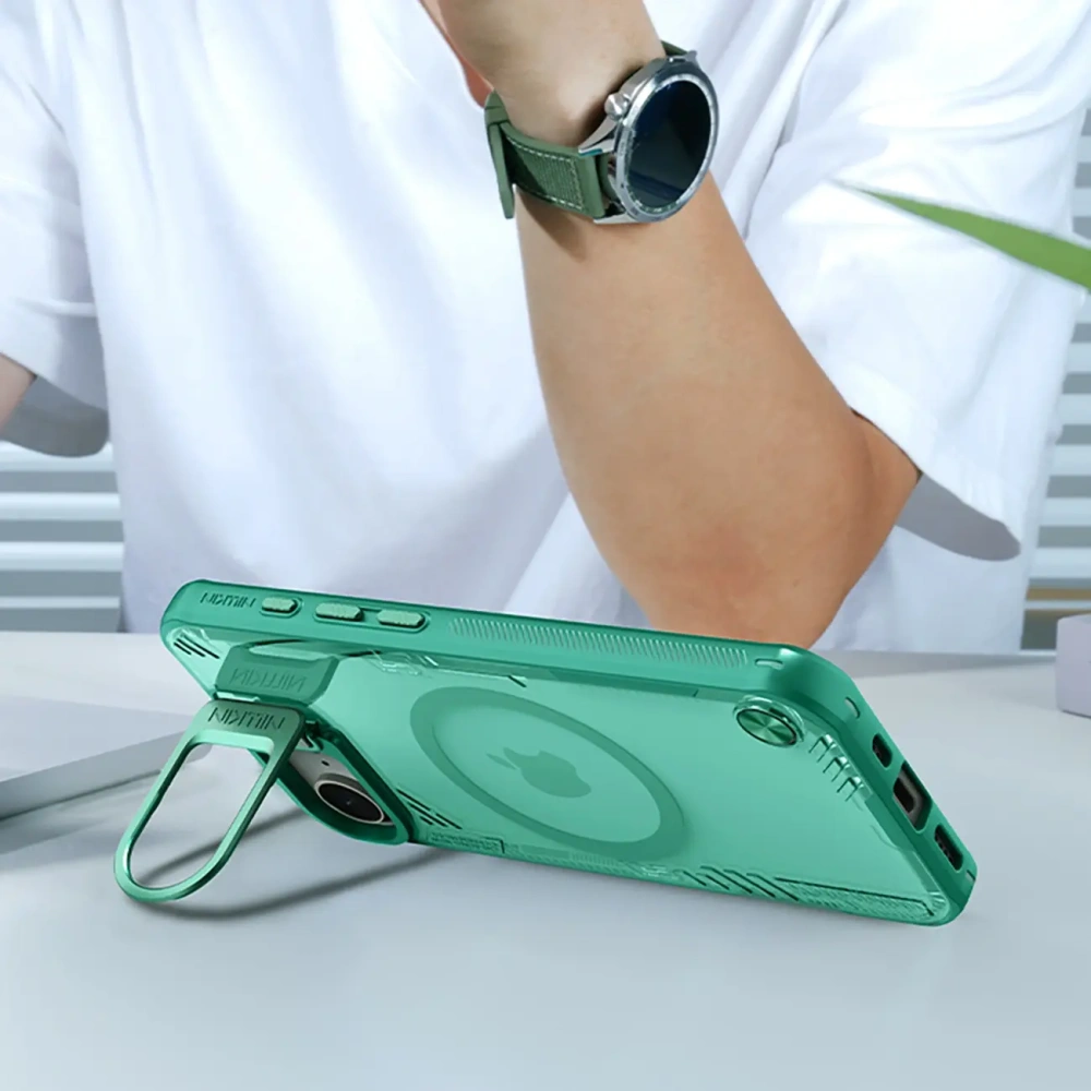 Etui Nillkin Iceblade Prop Magnetic do Apple iPhone 16e zielone