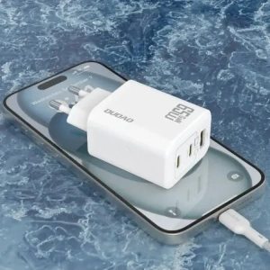 Ładowarka sieciowa Dudao A29 65W GaN 2xUSB-C, USB-A biała