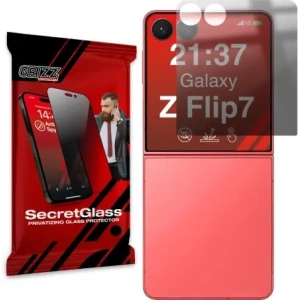 Matowe szkło prywatyzujące GrizzGlass SecretGlass do Samsung Galaxy Z Flip7