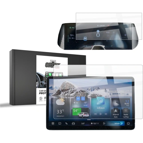 Folia ceramiczna GrizzGlass CarDisplay Protection do MG S5 EV 12,8" (2025) [2w1]