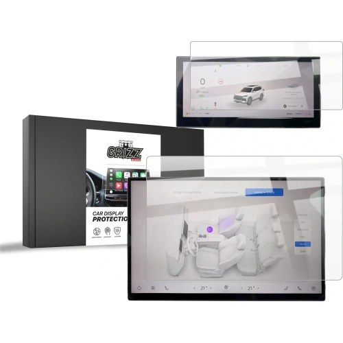 Folia ceramiczna GrizzGlass CarDisplay Protection do Chery Tiggo 8 15,6" (2025) [2w1]