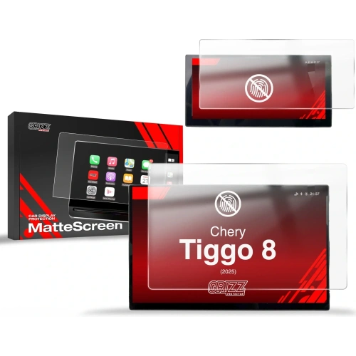 Folia matowa GrizzGlass CarDisplay Protection do Chery Tiggo 8 15,6" (2025) [2w1]