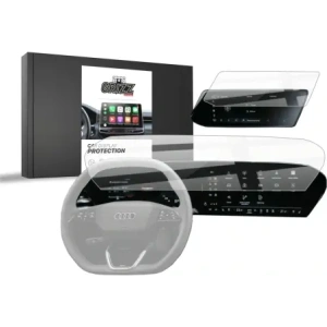Folia ceramiczna GrizzGlass CarDisplay Protection do Audi Q5 14,5" (2025) [2w1]