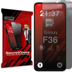 Matowe szkło prywatyzujące GrizzGlass SecretGlass do Samsung Galaxy F36