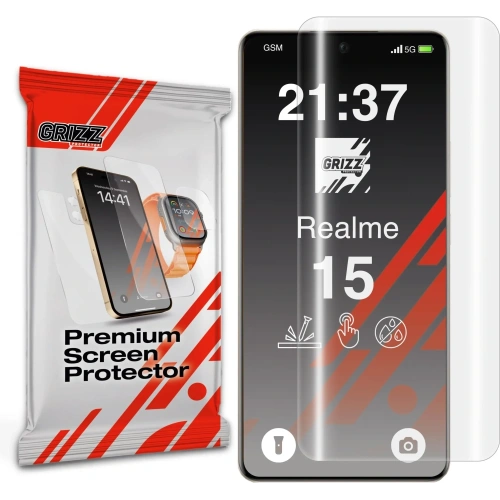 Folia hydrożelowa GrizzGlass Hydrofilm do Realme 15