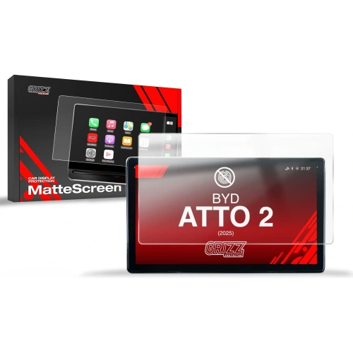Folia matowa GrizzGlass CarDisplay Protection do BYD ATTO 2 10,1" (2025)