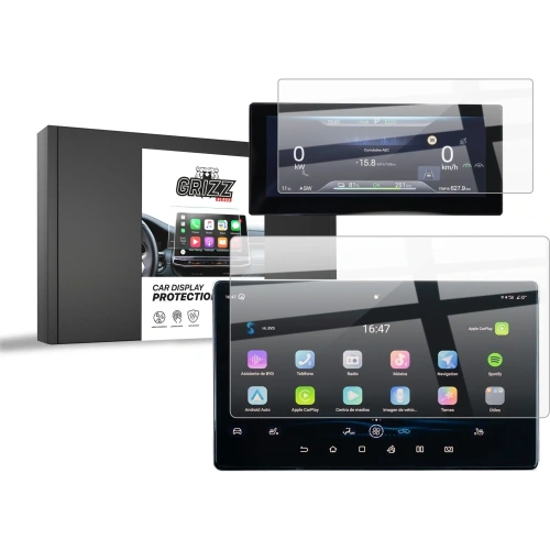 Folia ceramiczna GrizzGlass CarDisplay Protection do BYD ATTO 2 10,1" (2025) [2w1]