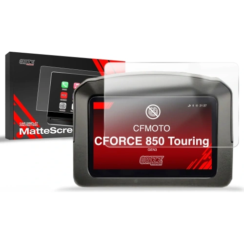Folia matowa GrizzGlass CarDisplay Protection do CFMOTO CFORCE 850 Touring GEN3 7"