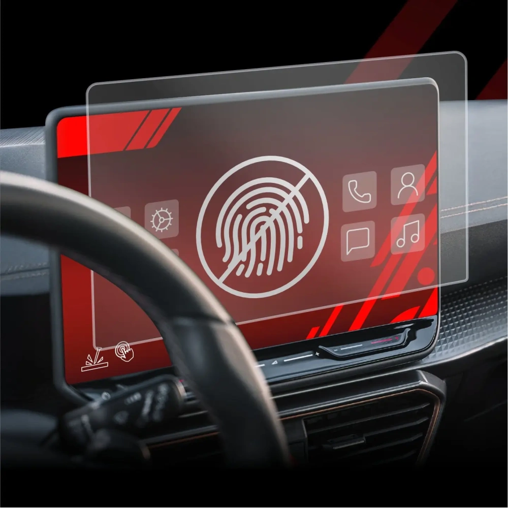 Folia matowa GrizzGlass CarDisplay Protection do Leapmotor T03 10,1" (2025)