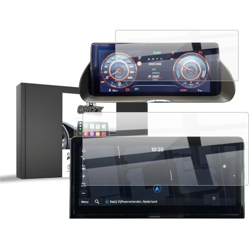 Folia ceramiczna GrizzGlass CarDisplay Protection do Hyundai Inster 10,25" (2025) [2w1]