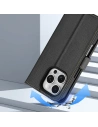 Etui z klapką Dux Ducis Lawa do Apple iPhone 16 Pro Max czarne