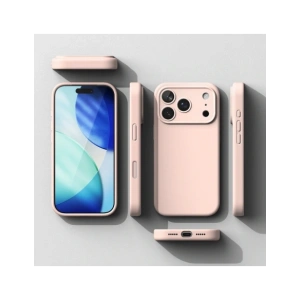 Etui Ringke Silicone Magnetic MagSafe do Apple iPhone 17 Pro Max Pink Sand