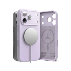 Etui Ringke Silicone Magnetic MagSafe do Apple iPhone 17 Pro Max Light Purple