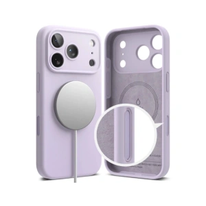Etui Ringke Silicone Magnetic MagSafe do Apple iPhone 17 Pro Max Light Purple