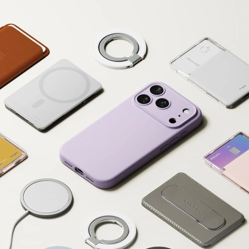 Etui Ringke Silicone Magnetic MagSafe do Apple iPhone 17 Pro Max Light Purple