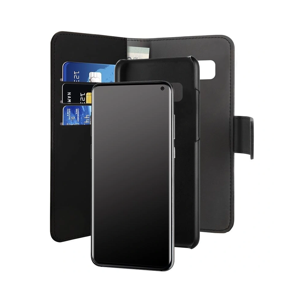 Hurtownia GSM - Etui PURO Wallet Detachable 2w1 Samsung Galaxy S10 (černý) - PUR011BLK - {ean13} - Hurt