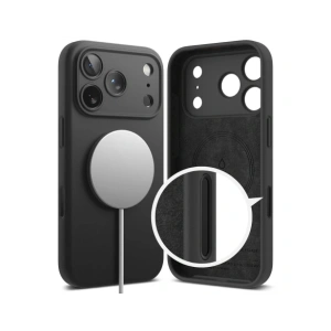 Etui Ringke Silicone Magnetic MagSafe do Apple iPhone 17 Pro Black