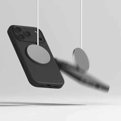 Etui Ringke Silicone Magnetic MagSafe do Apple iPhone 17 Pro Black