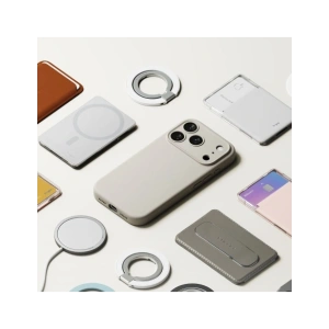 Etui Ringke Silicone Magnetic MagSafe do Apple iPhone 17 Pro Stone