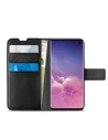 Etui PURO Booklet Wallet Case Samsung Galaxy S10 z kieszeniami na karty + stand up (czarny)