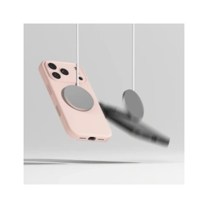 Etui Ringke Silicone Magnetic MagSafe do Apple iPhone 17 Pro Pink Sand