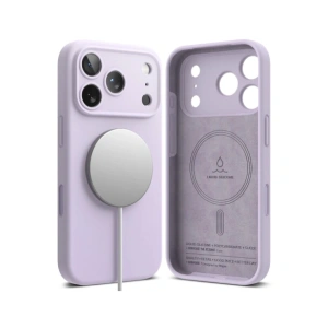 Etui Ringke Silicone Magnetic MagSafe do Apple iPhone 17 Pro Light Purple