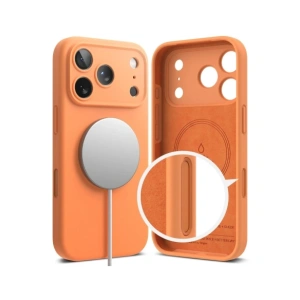 Etui Ringke Silicone Magnetic MagSafe do Apple iPhone 17 Pro Tangerine