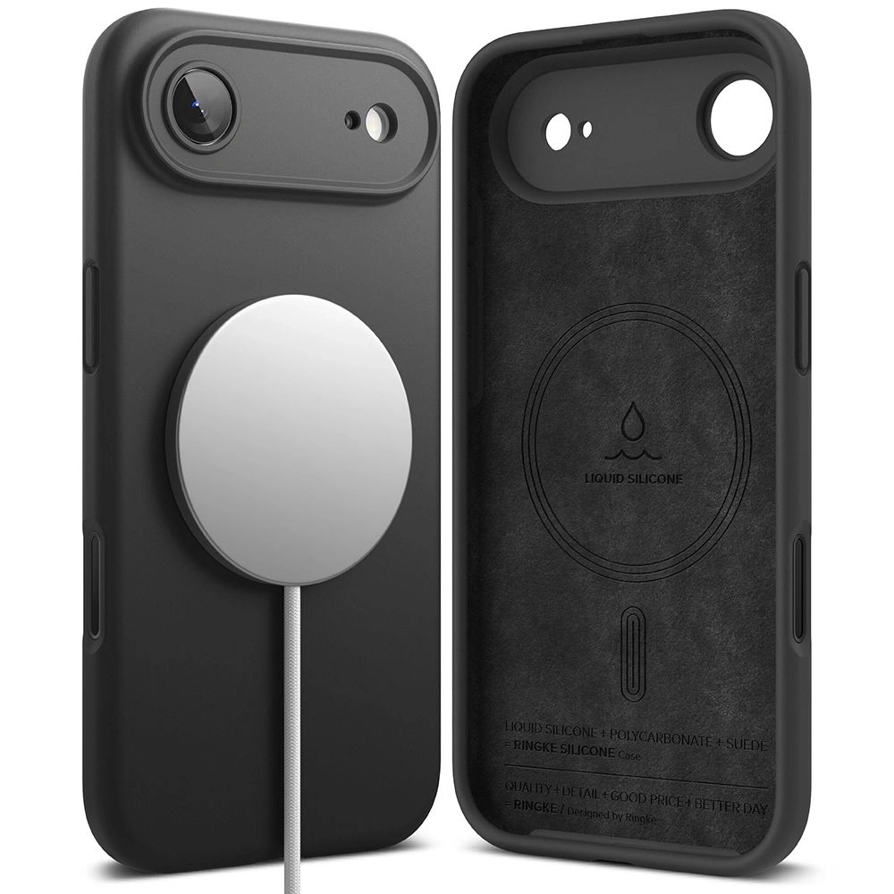 Etui Ringke Silicone Magnetic MagSafe do Apple iPhone Air Black