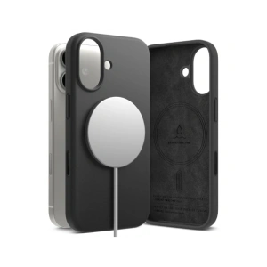 Etui Ringke Silicone Magnetic MagSafe do Apple iPhone 17 Black