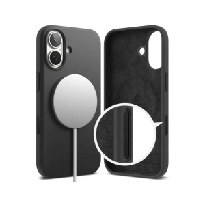 Etui Ringke Silicone Magnetic MagSafe do Apple iPhone 17 Black