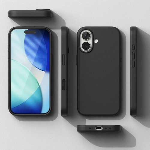 Etui Ringke Silicone Magnetic MagSafe do Apple iPhone 17 Black