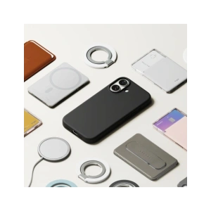 Etui Ringke Silicone Magnetic MagSafe do Apple iPhone 17 Black