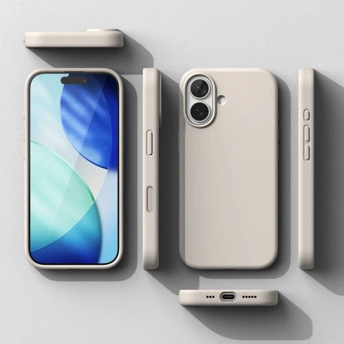 Etui Ringke Silicone Magnetic MagSafe do Apple iPhone 17 Stone