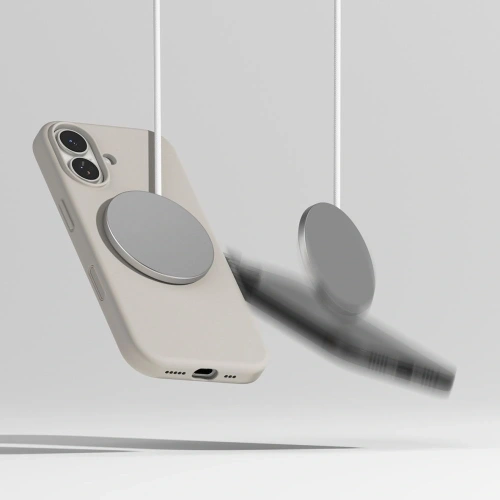 Etui Ringke Silicone Magnetic MagSafe do Apple iPhone 17 Stone