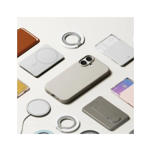 Etui Ringke Silicone Magnetic MagSafe do Apple iPhone 17 Stone
