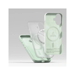 Etui Ringke Silicone Magnetic MagSafe do Apple iPhone 17 Soft Mint