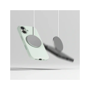 Etui Ringke Silicone Magnetic MagSafe do Apple iPhone 17 Soft Mint
