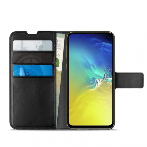 Hurtownia Puro - 8033830274329 - PUR015BLK - Etui PURO Booklet Wallet Case Samsung Galaxy S10e z kieszeniami na karty + stand up (czarny) - B2B homescreen