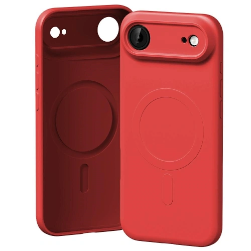 Etui Mercury Semi-Silicone MagSafe do Apple iPhone Air czerwony