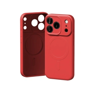 Etui Mercury Semi-Silicone MagSafe do Apple iPhone 17 Pro czerwony