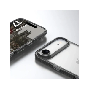 Etui Bizon Case Halo do Apple iPhone 17 Air przydymione-czarne