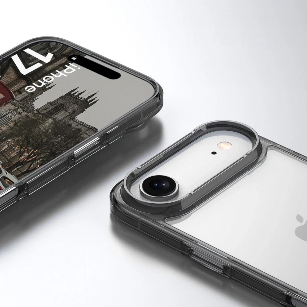 Etui Bizon Case Halo do Apple iPhone 17 Air przydymione-czarne