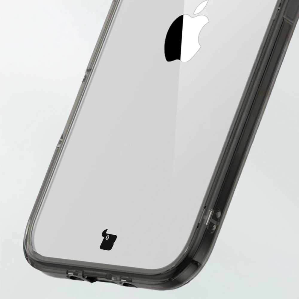 Etui Bizon Case Halo do Apple iPhone 17 Air przydymione-czarne